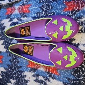 Strangecvlt Lydia jack-o-lantern ballet flat